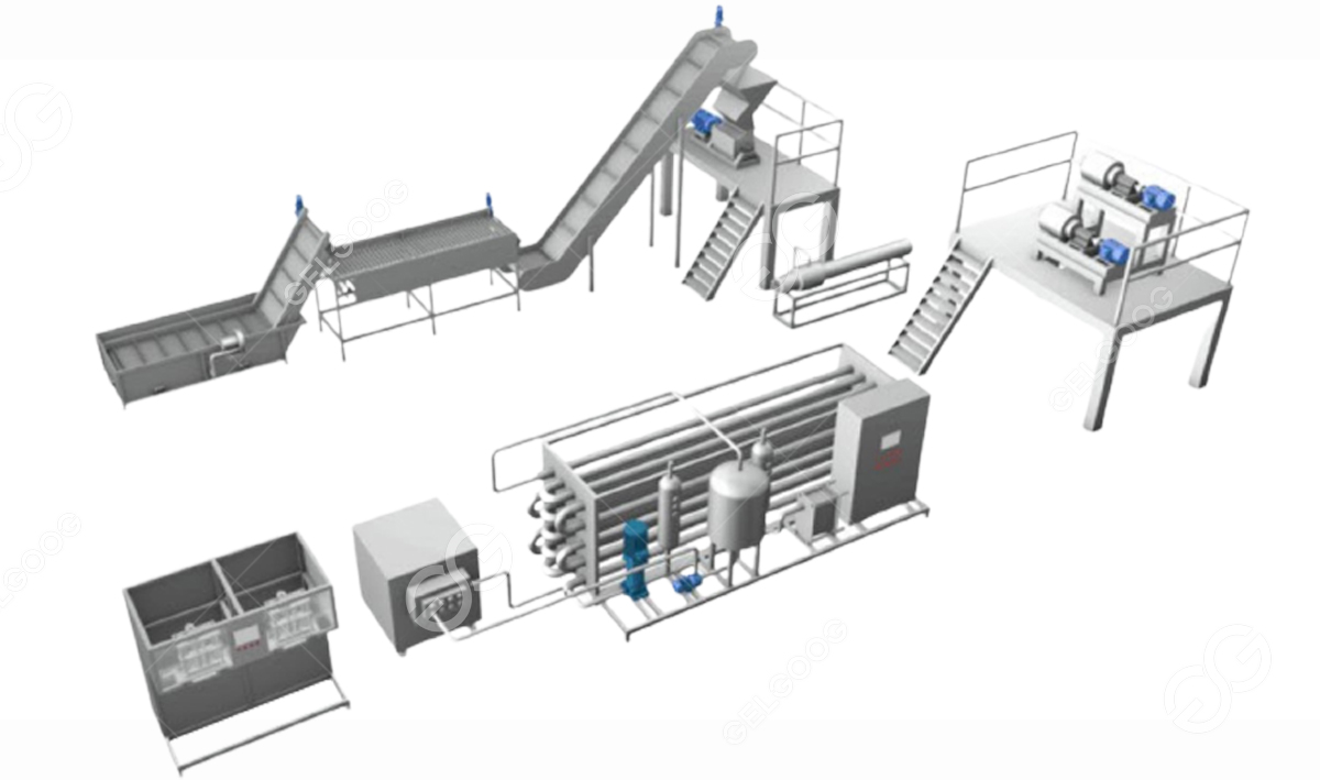 mango pulp processing machinery